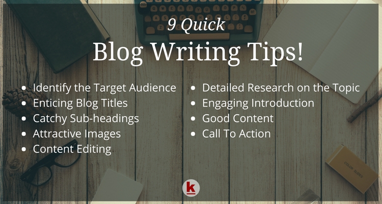 Quick Tips On Blog Writing