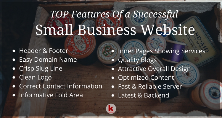 55 Features of a Successful Small Business Website