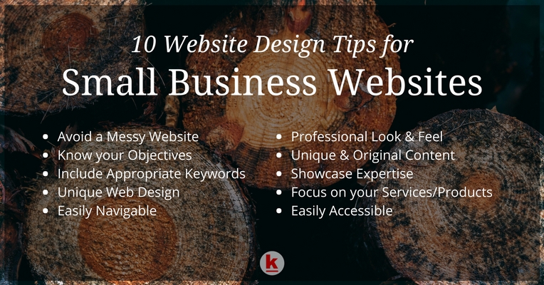 10 Website Design Tips for Small Business Websites