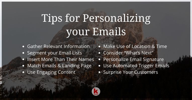 10 Tips for Personalizing Your Emails