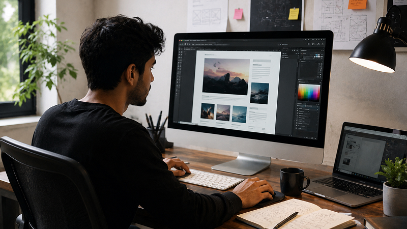 Even experienced web designers can run into creative blocks,