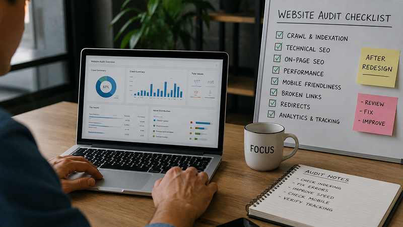 How to Perform a Website Audit After a Website Redesign