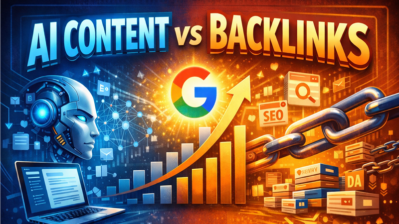 AI Content vs Backlinks: What Actually Moves Google Rankings in 2026?
