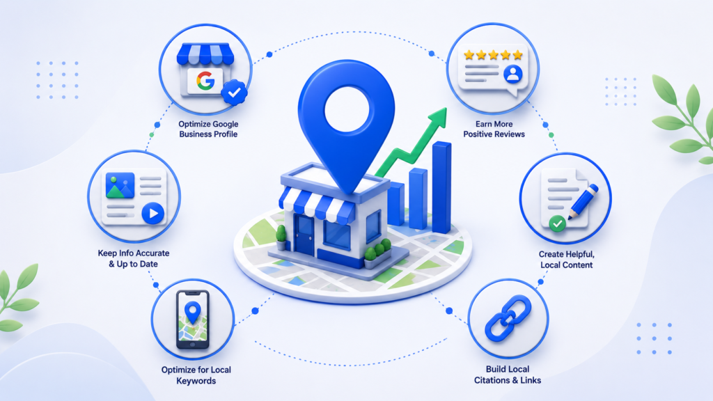 If you want to stay visible in AI-powered search, focus on the basics that help both people and search engines understand your business.