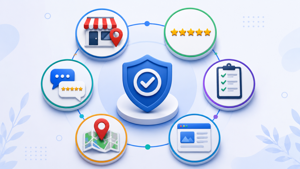 Search engines still rely on clear business information. Customers still trust reviews. Websites still need useful content. And businesses still need to show up consistently across platforms